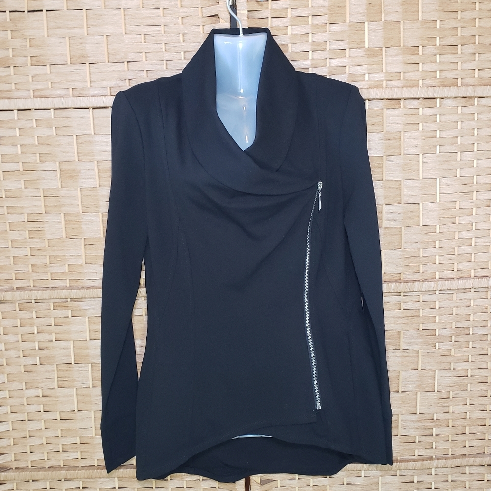 White House Black Market Asymmetrical Jacket - Picture 2 of 5